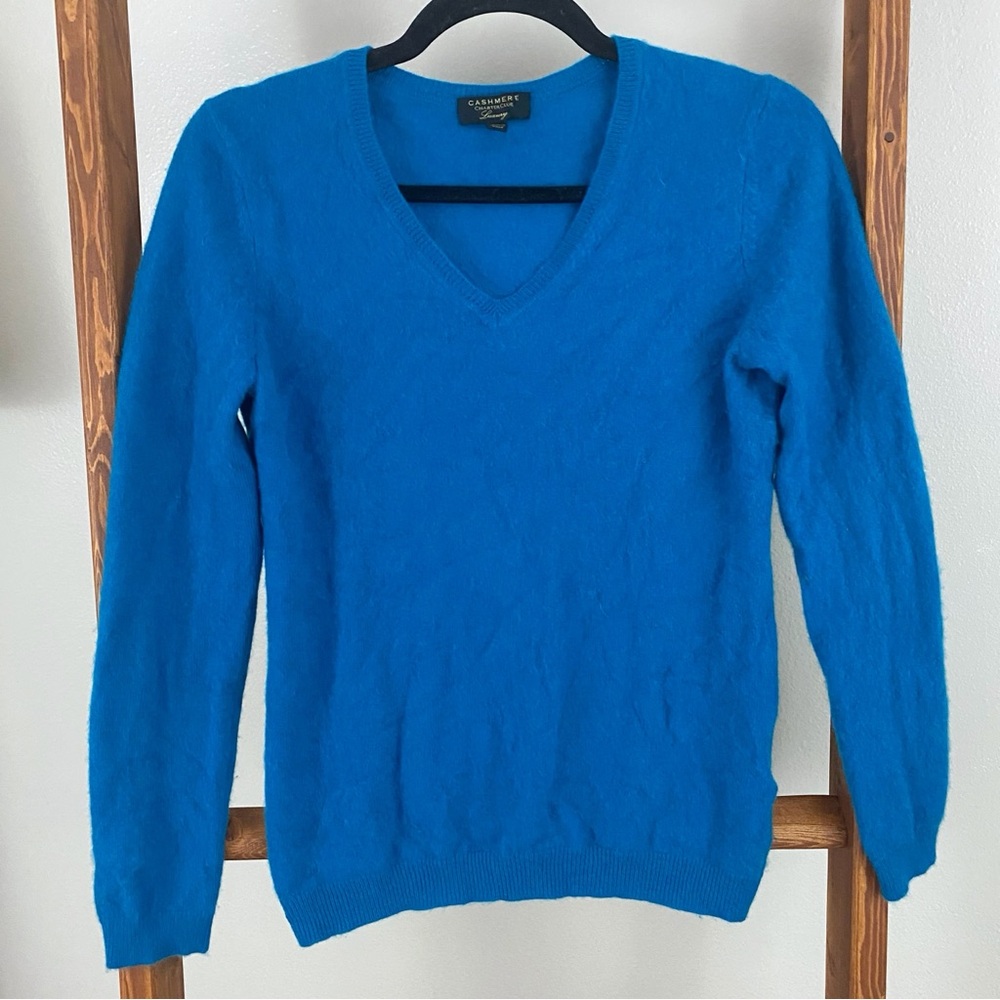 Charter Club / Cashmere Sweater in Vibrant Blue M